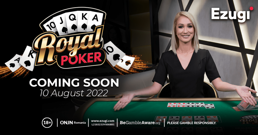 10 августа 2024 года ожидается релиз Royal Poker LIVE от провайдера Ezugi